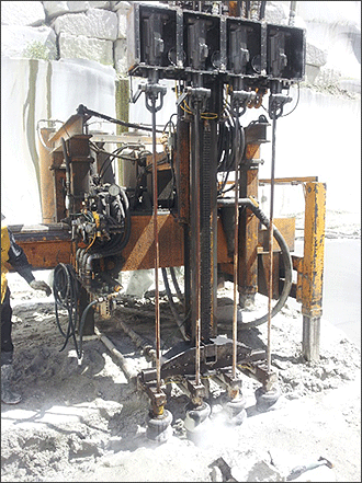 Sandvik RD285 Leg Drill with Rurbo machine